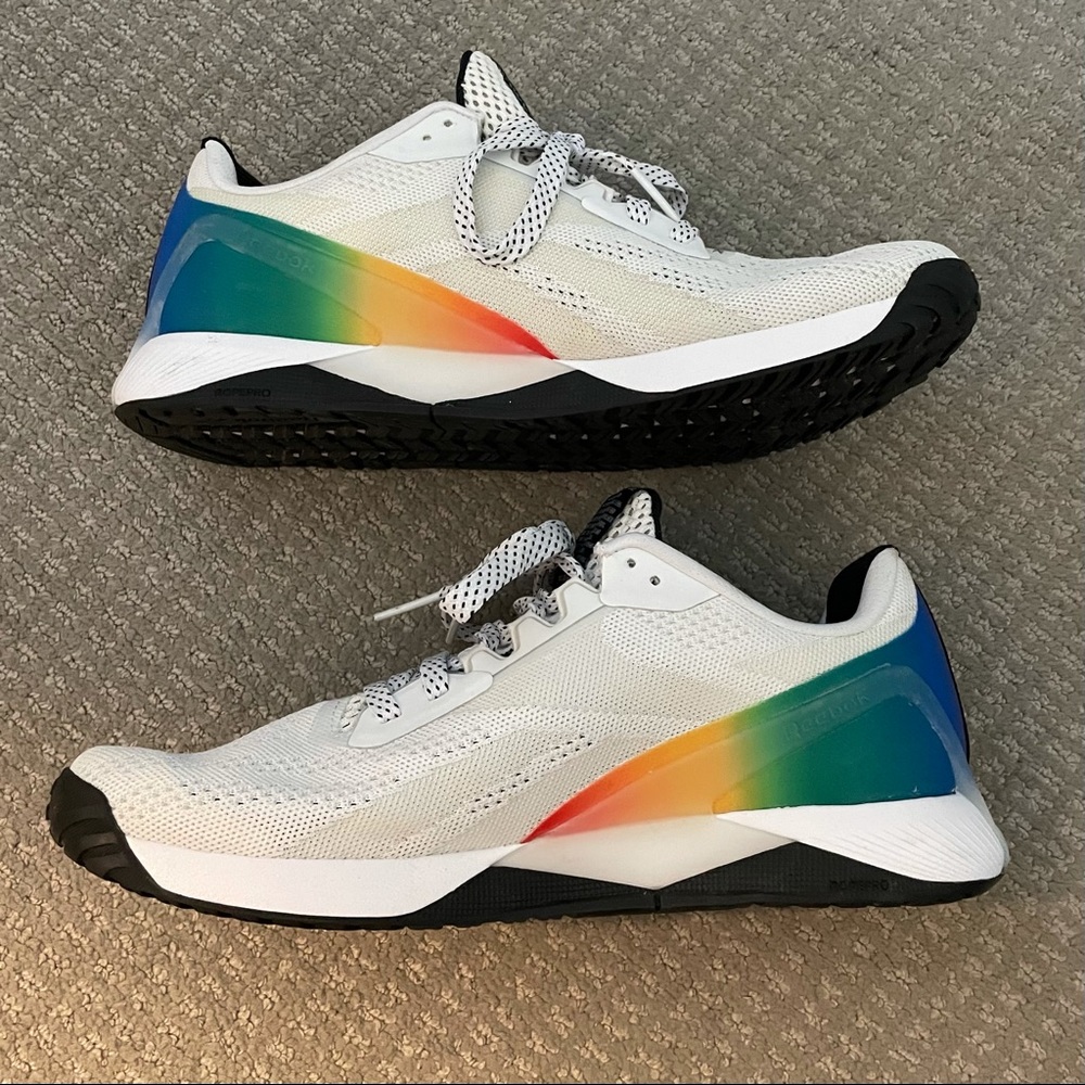 MOVING SALE! Men’s 10, Reebok Nano X1, Pride 2021 Sneakers